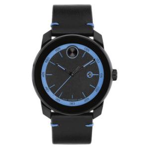 Bold Quartz Black Dial Watch