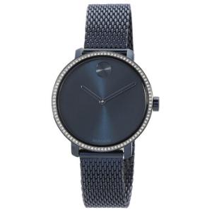 Bold Quartz Blue Dial Watch