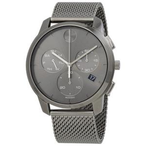 Bold Thin Chronograph Quartz Grey Dial Watch