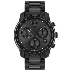 Bold Verso Chronograph Quartz Black Dial Watch