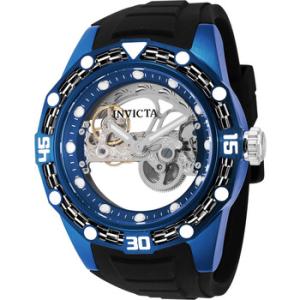 Bolt Automatic Blue Transparent Dial Watch