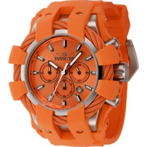 Bolt Chronograph GMT Quartz Orange Dial Watch