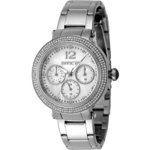 Bolt Quartz Crystal Silver Dial Watch