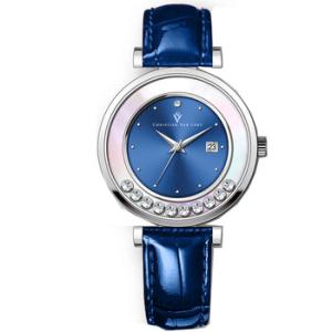 Bria Quartz Blue Dial Watch CV3812