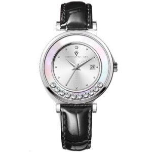Bria Quartz Silver Dial Watch CV3810