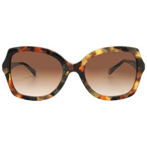 Brown Gradient Butterfly Sunglasses HC8410U 584474