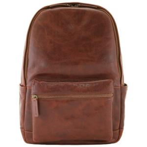 Brown Leather Buckner Backpack