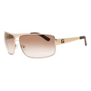 Brown Mirror Pilot Sunglasses GU6954 32G