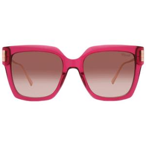Brown Pink Gradient Square Sunglasses SCH353M 04GB