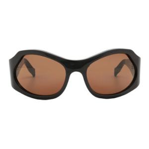 Brown Wrap Sunglasses SF1078S 210