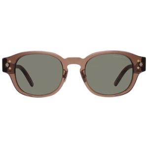 CD DIAMOND R2F Brown Oval Sunglasses DM40117F 45E
