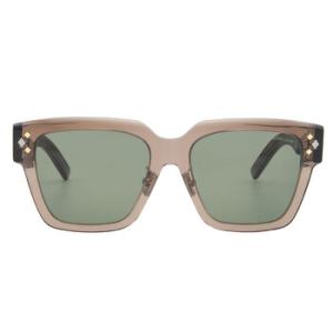 CD DIAMOND S3F Brown Square Sunglasses DM40084F 45E