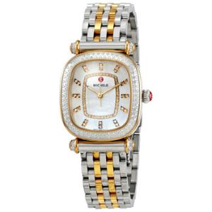 Caber Isle Quartz Diamond Mother of Pearl Dial Twotone Watch MWW16C000033