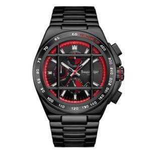 Caged Sports Automatic Black Dial Watch SE01071