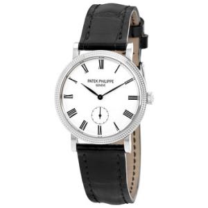 Calatrava 31mm Mechanical White Dial Watch 7119G010