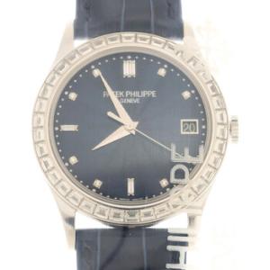 Calatrava Automatic Diamond Blue Dial Watch 5298P014