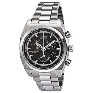 Calibre 8700 EcoDrive GMT Black Dial Stainless Steel Watch BL812052E