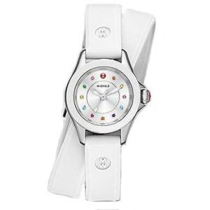 Cape Mini Silver Dial Rubber Watch MWW27B000003