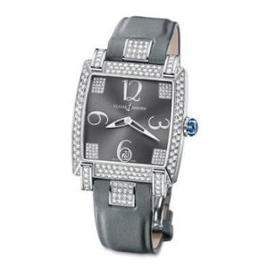 Caprice Anthracite Grey Dial Satin Strap Automatic Watch 13091AC609