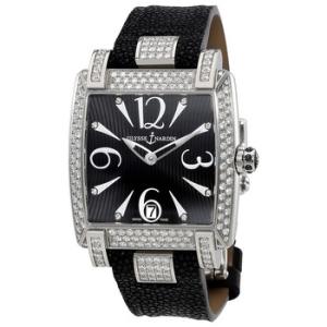 Caprice Automatic Black Dial Stingray Watch 13391AC0602