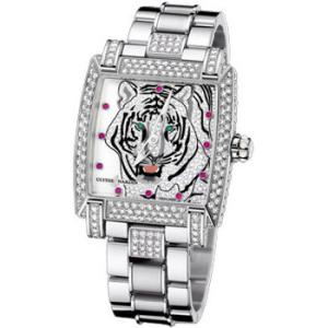 Caprice White Dial 18kt White Gold Watch 13091FC8CTIGER