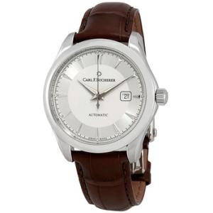 Carl F Bucherer Manero AutoDate Automatic Silver Dial Watch 00.10915.08.13.01