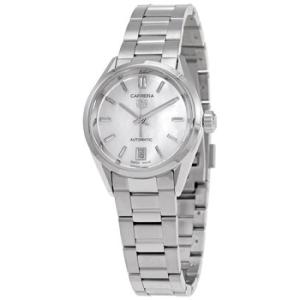 Carrera Automatic White Mother of Pearl Dial Watch WBN2410BA0621