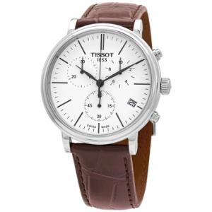 Carson Premium Chronograph Quartz White Dial Watch T122.417.16.011.00