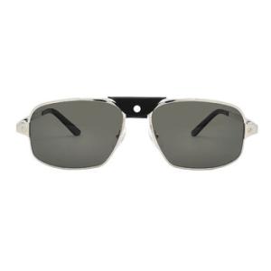 Cartier De Santos Polarized Grey Navigator Sunglasses CT0295S 001