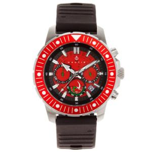 Caspian Chronograph Quartz Red Dial Watch 21227GD