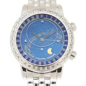 Celestial Automatic Baguette Diamond Blue Dial Watch 61041G010