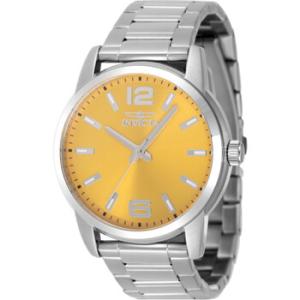 Celestial Quartz Yellow Dial Watch