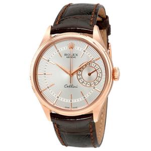 Cellini Silver Dial 18K Everose Gold Watch 50515SSBRL