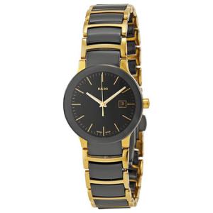 Centrix Black Dial Yellow Gold PVD Black Ceramic Watch R30930152