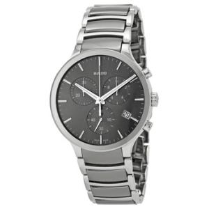 Centrix Chronograph Dark Grey Dial Platinumtone Ceramic Watch R30122122