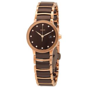 Centrix Diamonds Quartz Brown Dial Watch