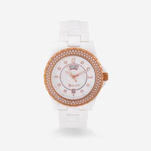 Ceramic Ii Quartz White Dial Watch P7895WR