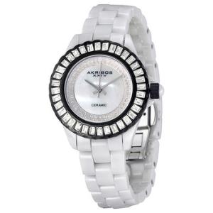 Ceramic White Mother of Pearl Dial Watch AK518BKW