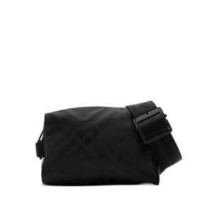 CheckJacquard Zipped Belt Bag
