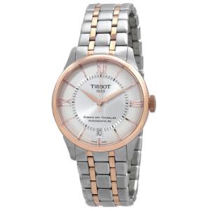 Chemin Des Tourelles Automatic Silver Dial TwoTone Watch T1392072203800