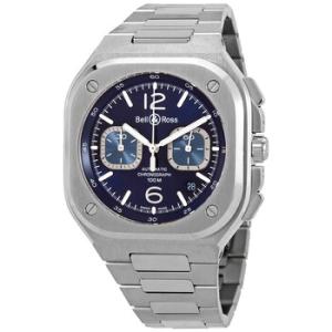 Chronograph Automatic Blue Dial Watch BR05CBUSTSST