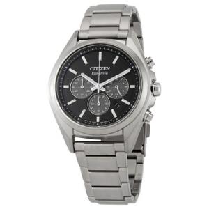Chronograph Black Dial Titanium Watch CA439055E