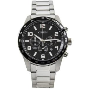 Chronograph Black Dial Watch AN818055E