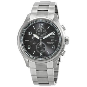 Chronograph EcoDrive Black Dial Watch CA081088E