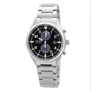 Chronograph EcoDrive Black Dial Watch CA702881E