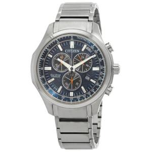 Chronograph EcoDrive Blue Dial Watch AT253085L