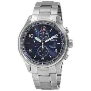 Chronograph EcoDrive Blue Dial Watch CA081088L