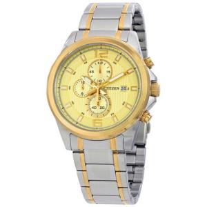 Chronograph Gold Dial Watch AN355454P