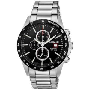 Chronograph Quartz Black Dial Watch AN364852E