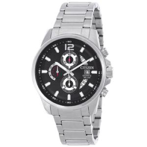 Chronograph Quartz Black Dial Watch AN369056E